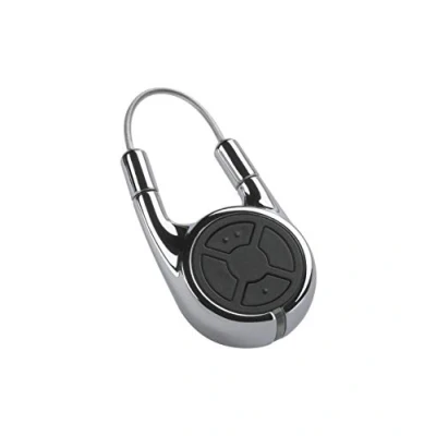 Handzender HSD 2 BS, twee knops handzender Chroom (stalen uitvoering)