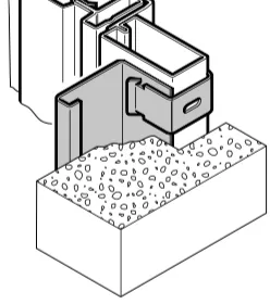 Set: renovatiepanelen hoekpr. 69/40 glad voor gebroken metselkanten. RAL 9016